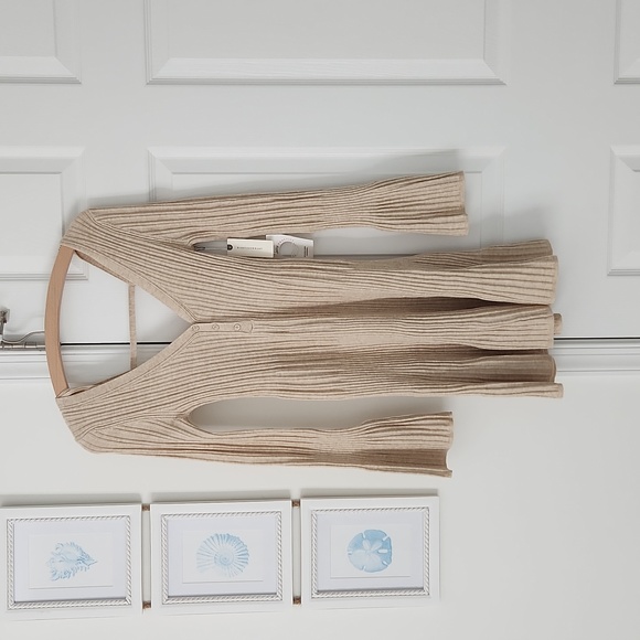 Anthropologie - Daily Practice Bell-Sleeve Sweater Mini Dress, Size XS, NWT - Picture 1 of 10